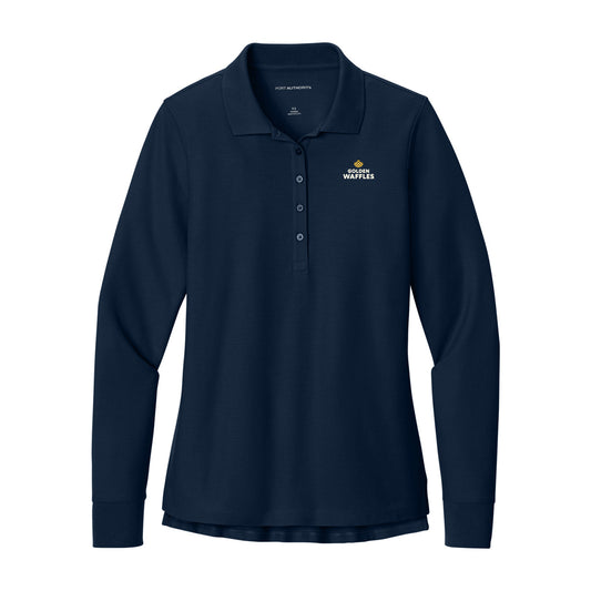 Port Authority® Women’s Wearever Signature Pique Long Sleeve Polo